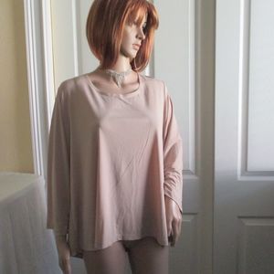 NWT - TRAVEL ELEMENTS beige top -sz 1X - MSRP $69.